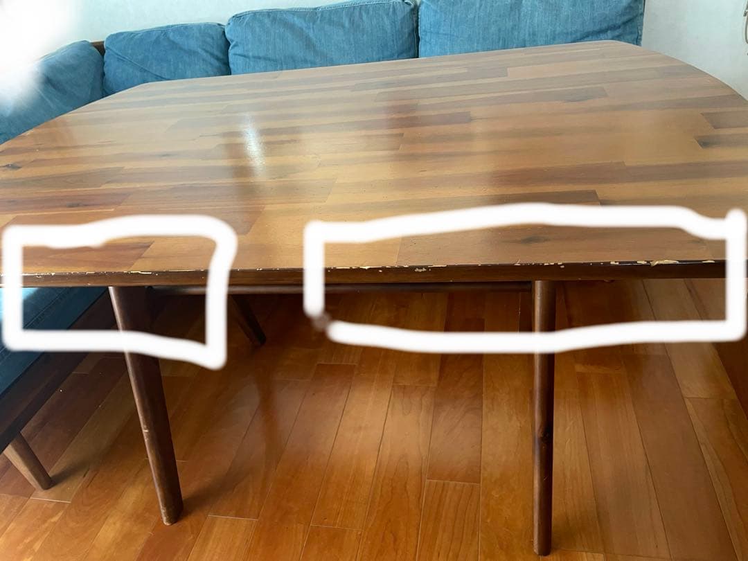 unico swella ダイニングテーブル W1200