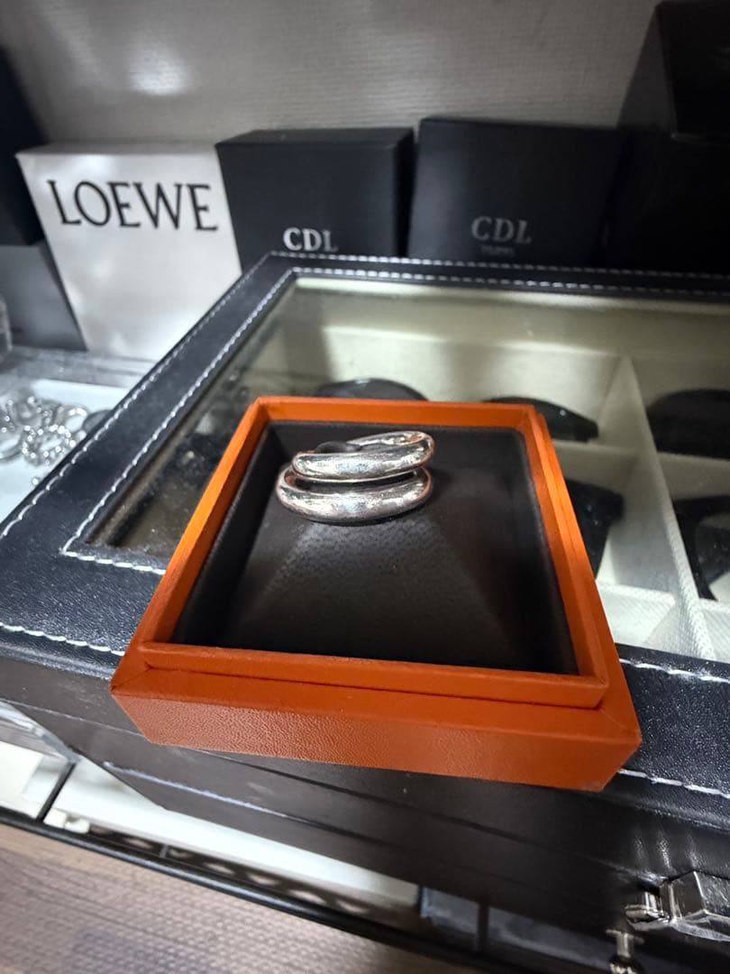 HERMES ヴェルティージュ　シルバーリング　54