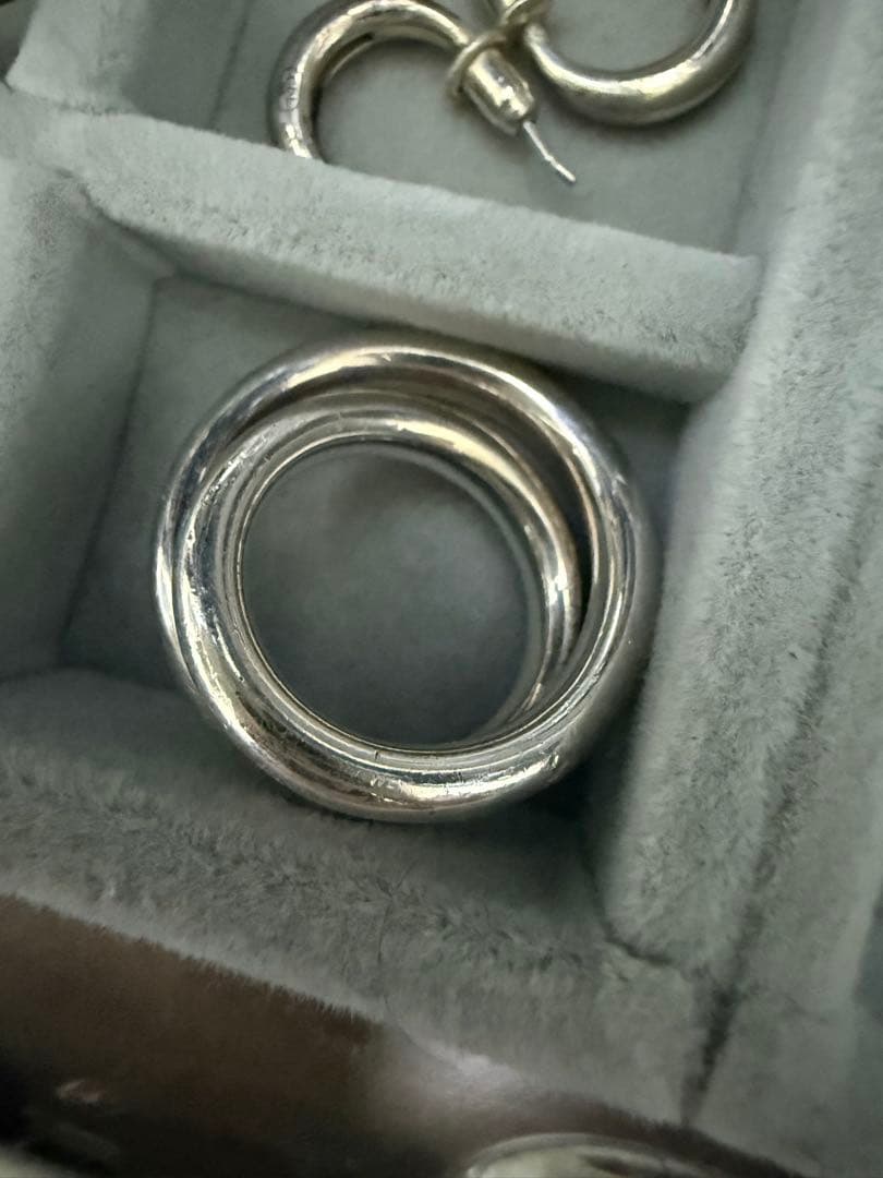 HERMES ヴェルティージュ　シルバーリング　54