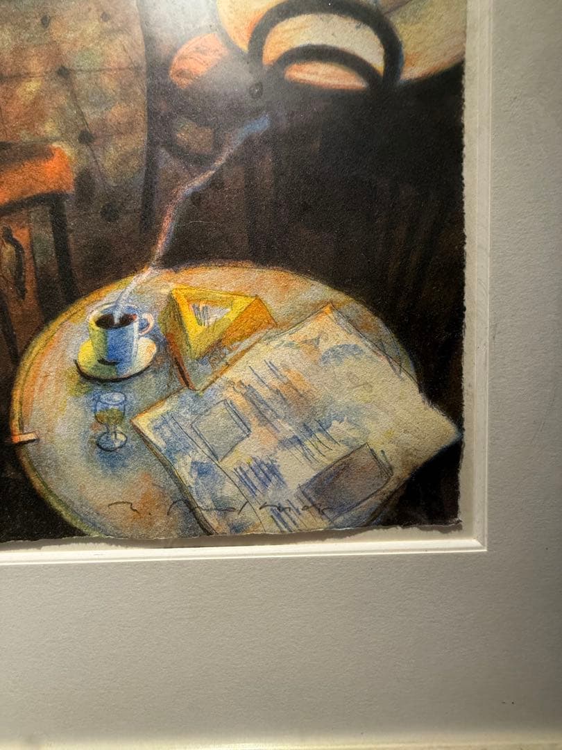 モスカルド【ビリヤード】lithograph150限定直筆サイン