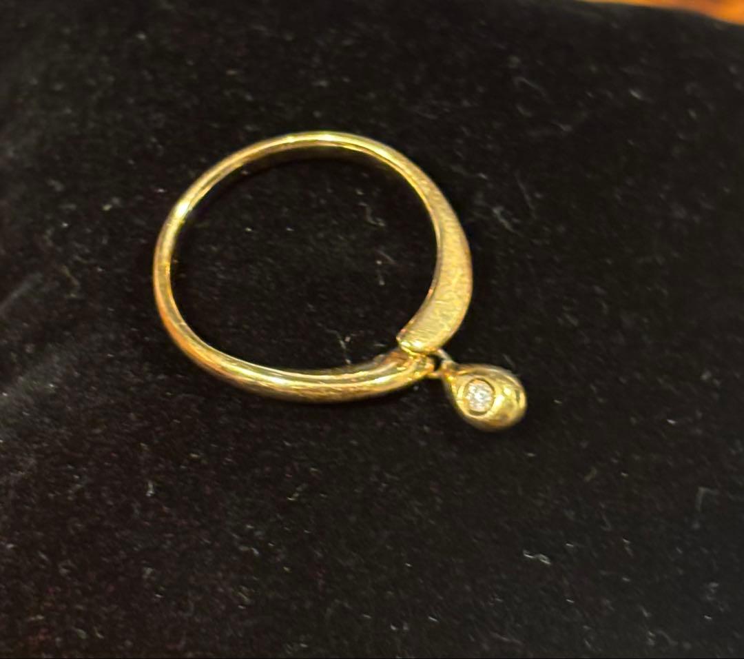 4℃ヨンドシー　K18ダイヤモンドリング