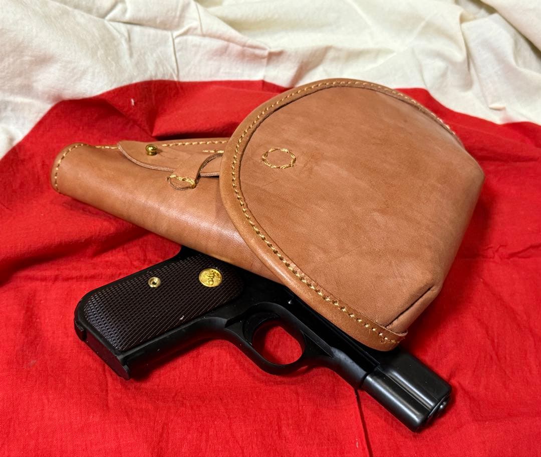 日本軍 将校用 コルト.32オート用拳銃嚢 ホルスター（レプリカ）コスプレ