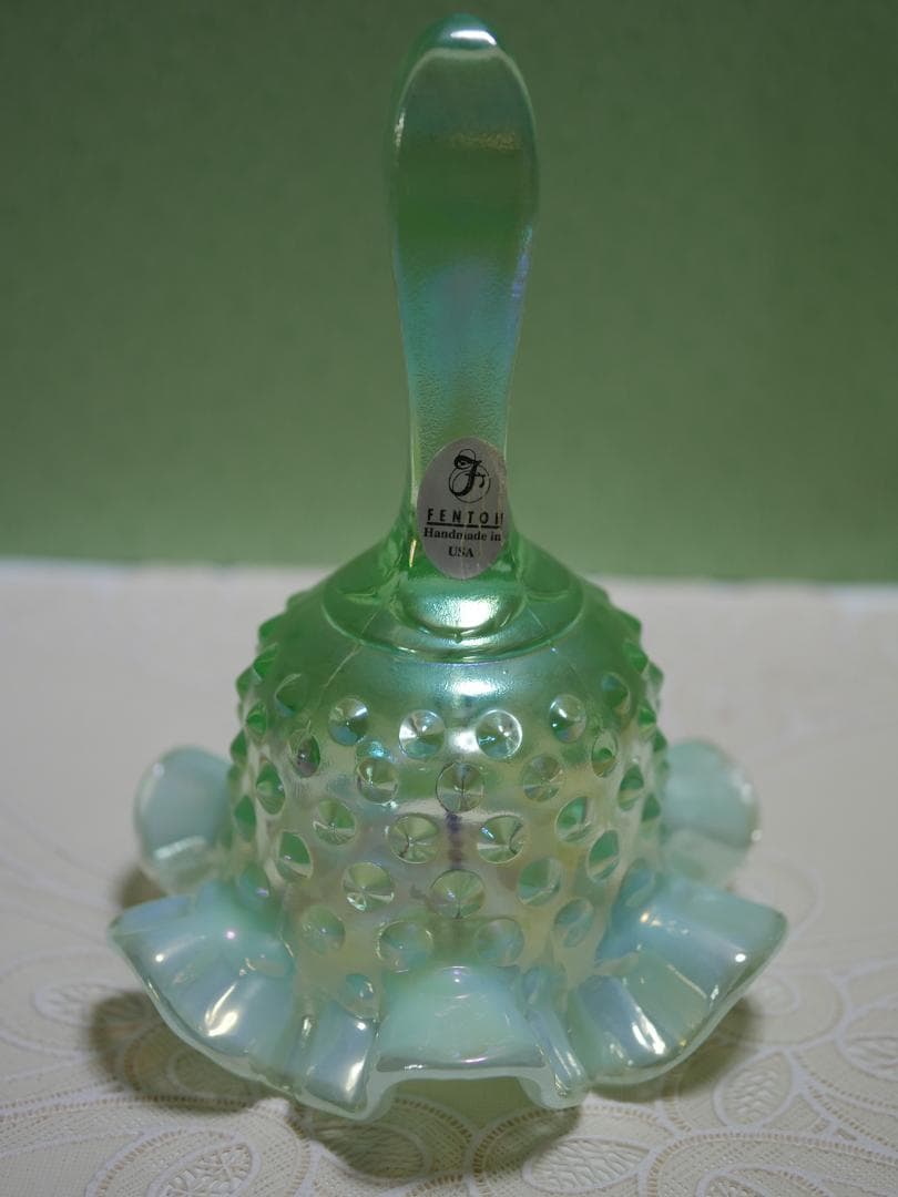 フェントン Sea Mist Green イリデセントホブネイル ハンドベル