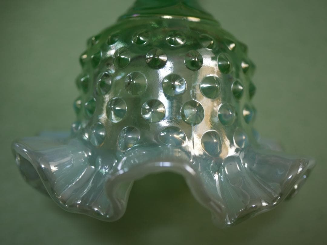 フェントン Sea Mist Green イリデセントホブネイル ハンドベル