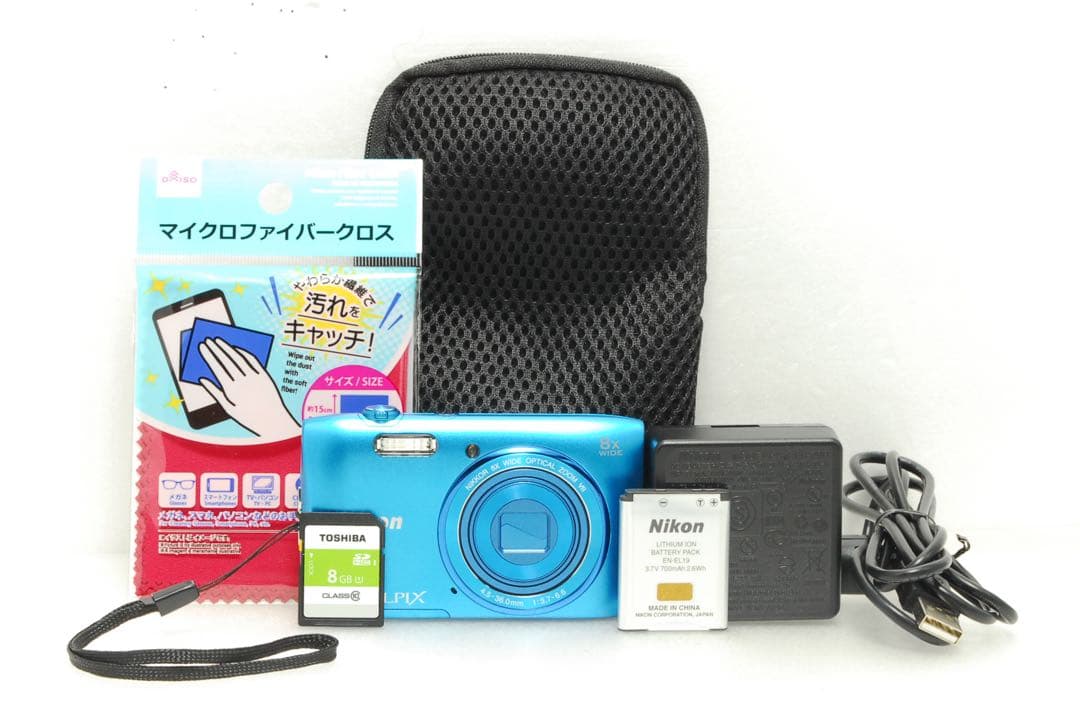 Nikon COOLPIX S3600❤️スマホ転送 動作確認済 ニコン ブルー