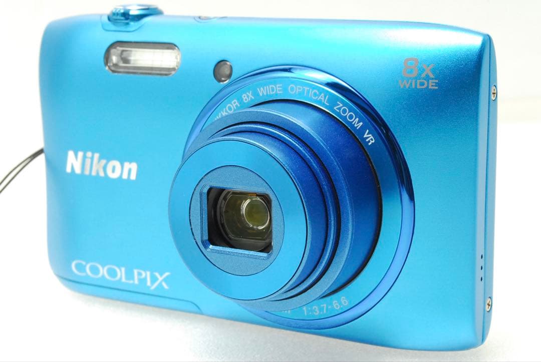 Nikon COOLPIX S3600❤️スマホ転送 動作確認済 ニコン ブルー