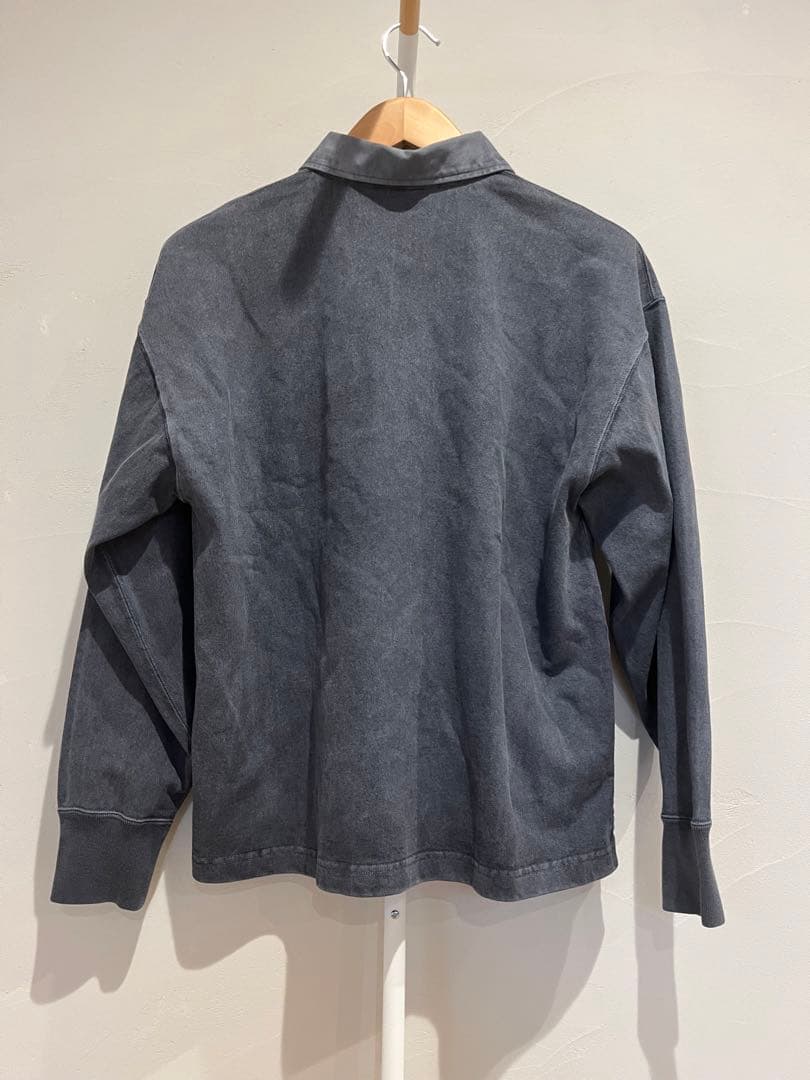 タグ付き未使用品 yleve ラガーシャツ 1 ブルー