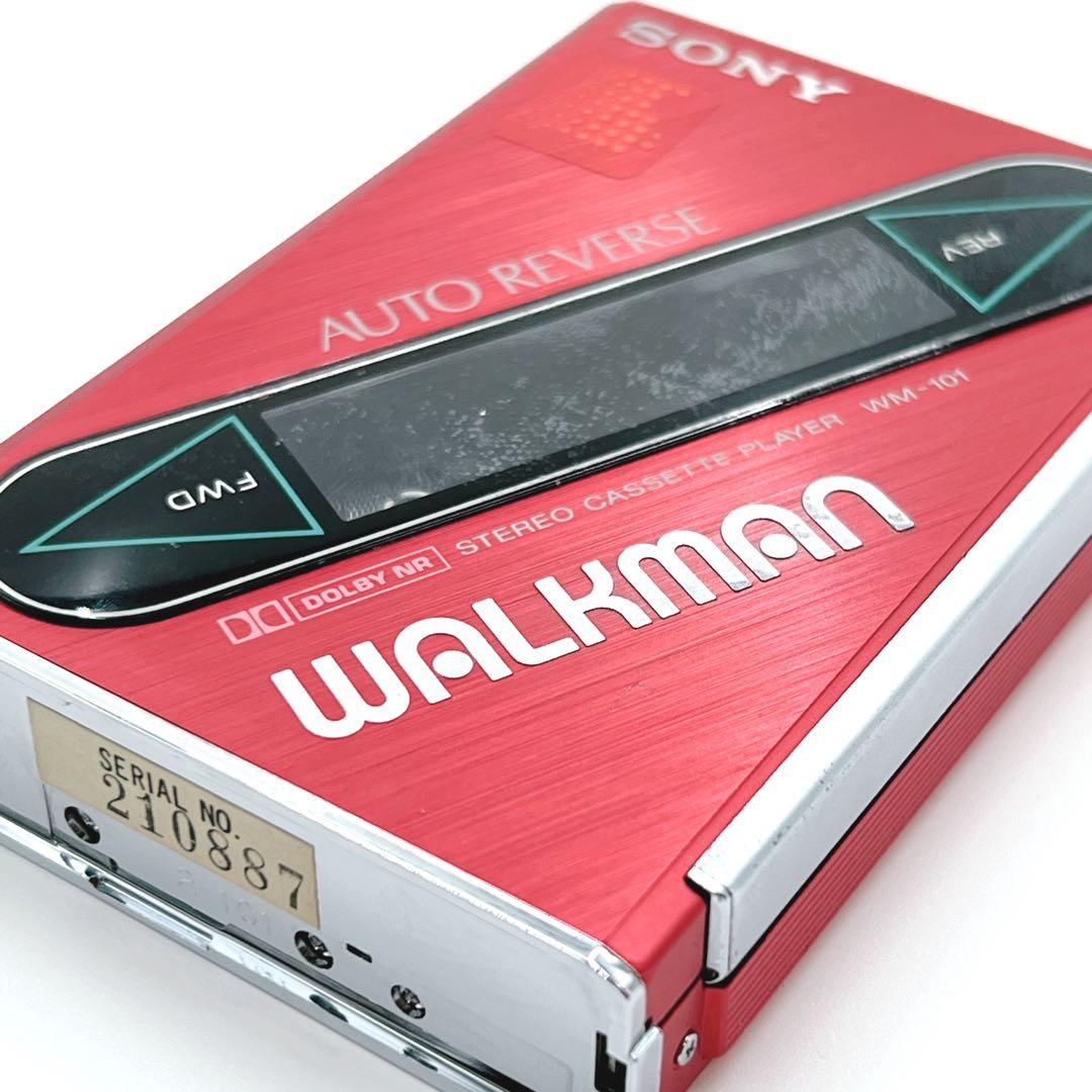 【動作品・音出し確認済】 SONY WM-101 ウォークマン 希少色　再生OK