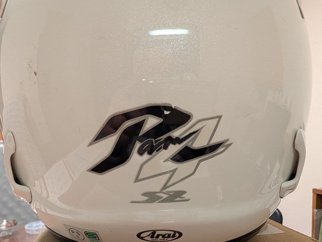 Arai SZ-RAM4 ジェットヘルメット61-62cmホワイトミラーシールド