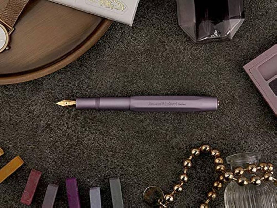 カヴェコ ALスポーツ万年筆 限定版ライラック、ファインニブ