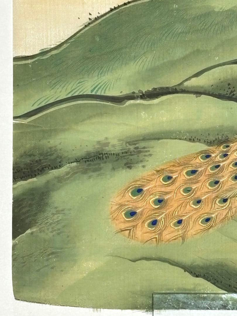 「二祖対面之図（善道大師・法然上人）」極彩色江戸時代中期頃筆 絹本 1枚