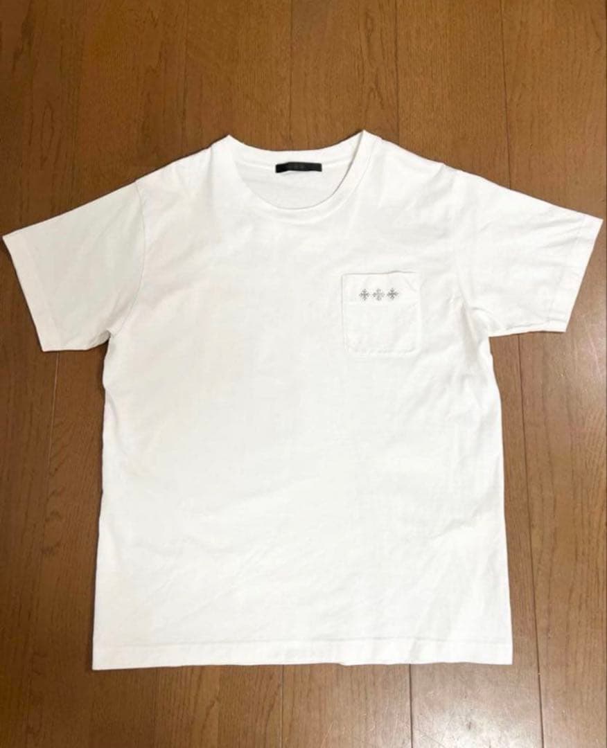 タトラス　2024-25モデル　ホワイト Tシャツ 左胸ポケット付き