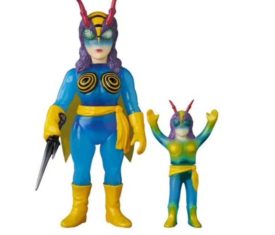 東映レトロソフビ 仮面ライダー蜂女+ミニソフビ