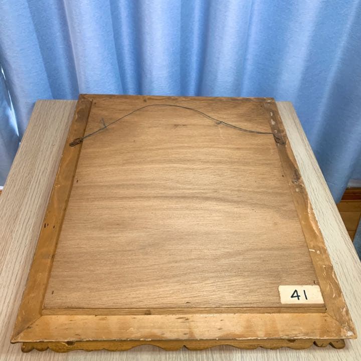 豪華！華族 油絵 人形ドレス ゴールド 額縁 原口 アンティーク