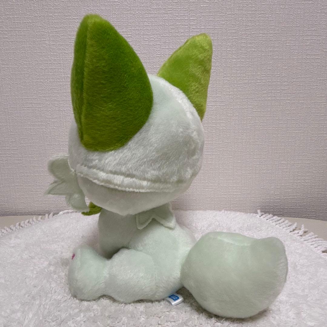 美品　ポケットモンスター なでてみつめてぱちくりニャオハ