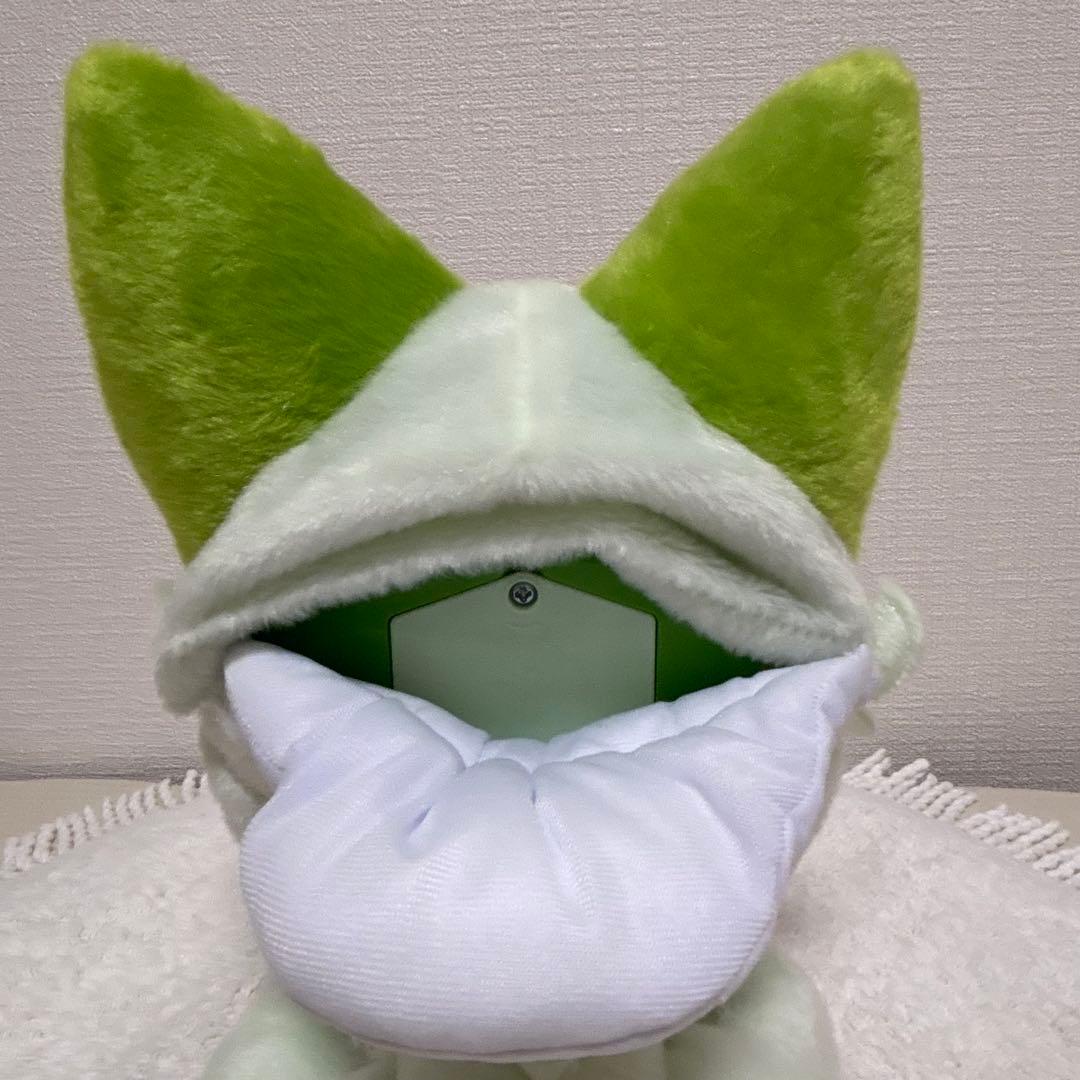 美品　ポケットモンスター なでてみつめてぱちくりニャオハ