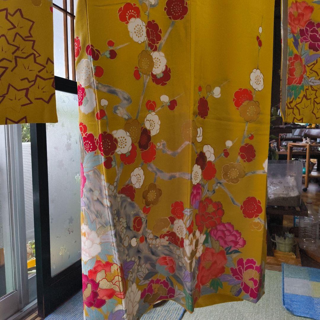 『6点セット』からし色　振袖