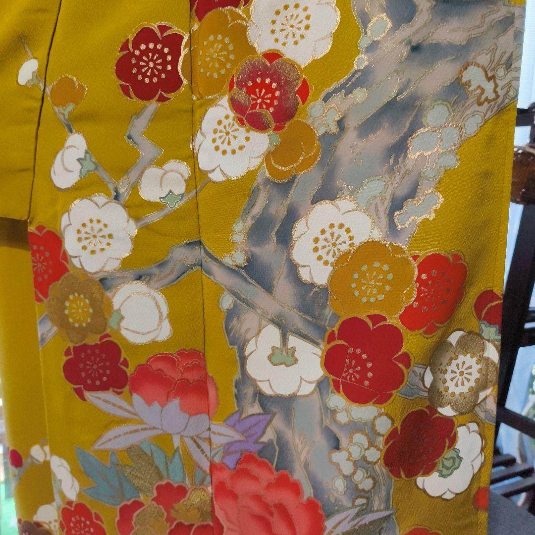 『6点セット』からし色　振袖