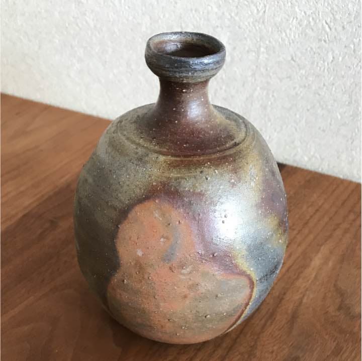 徳利 藤原康の備前焼