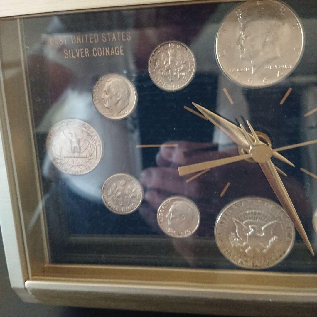 貨幣 時計 アメリカ ドル シルバー 銀貨