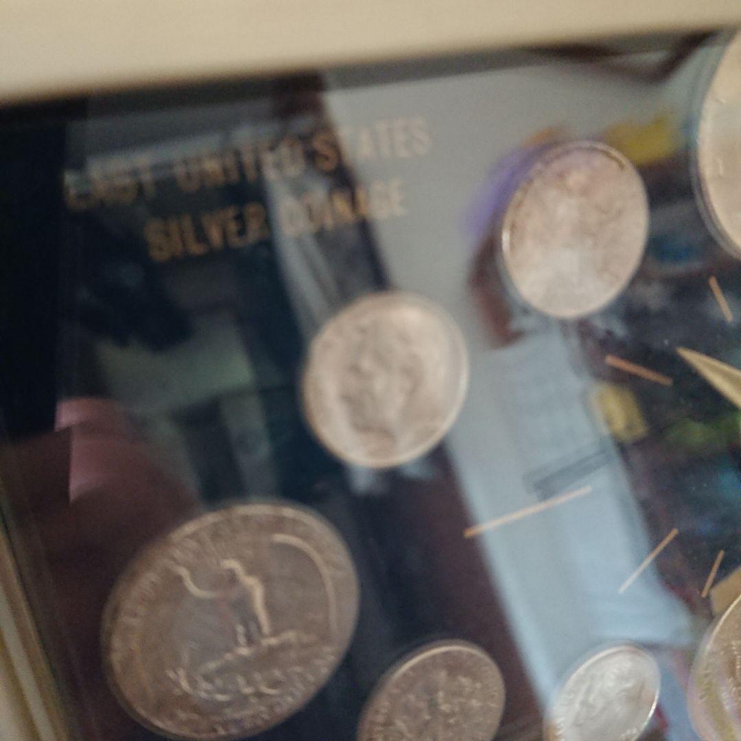 貨幣 時計 アメリカ ドル シルバー 銀貨