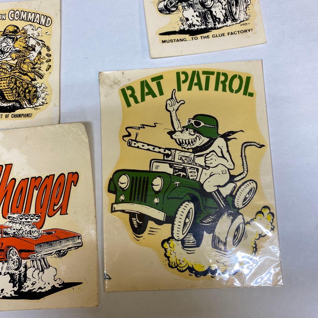 ヴィンテージ自動車・バイクステッカーセット 16枚