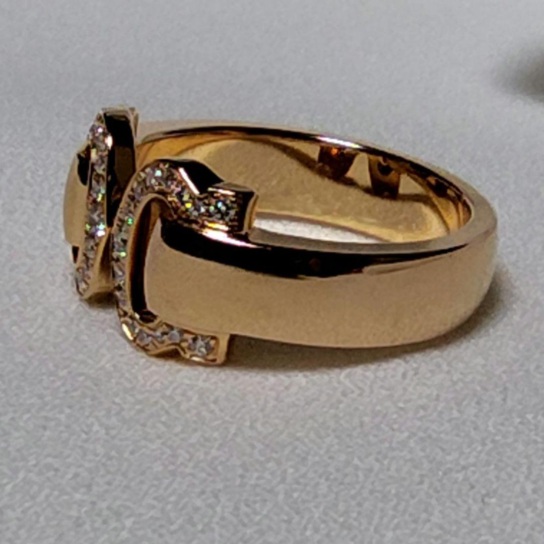 カルティエ 2Cブークルセ　K18ピンクゴールド　ダイヤモンド　箱•証明書等付