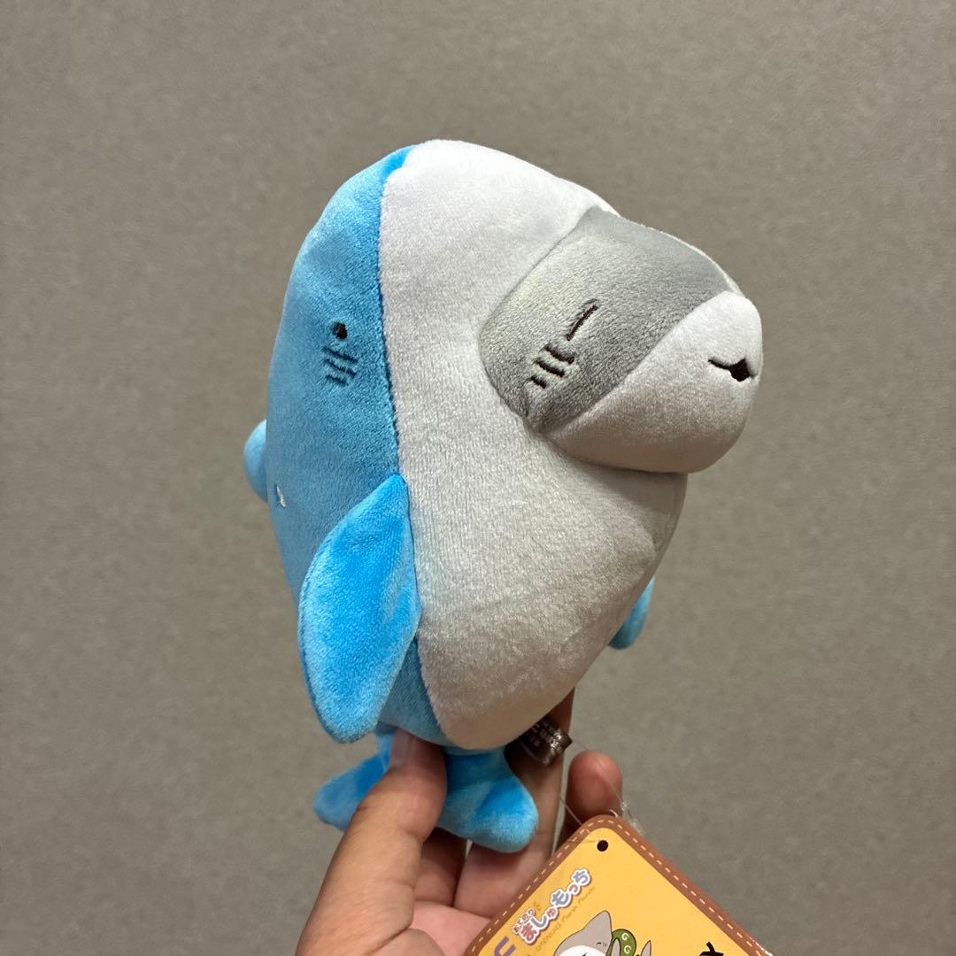おでかけ子ザメ ましゅもっち 水族館　ジンベエザメ　ぬいぐるみ