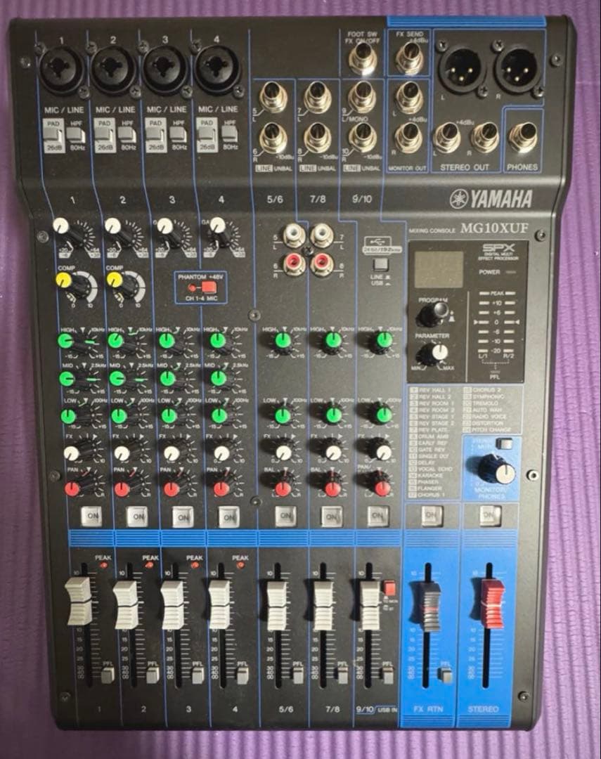 Yamaha MG10XUF アナログミキサー