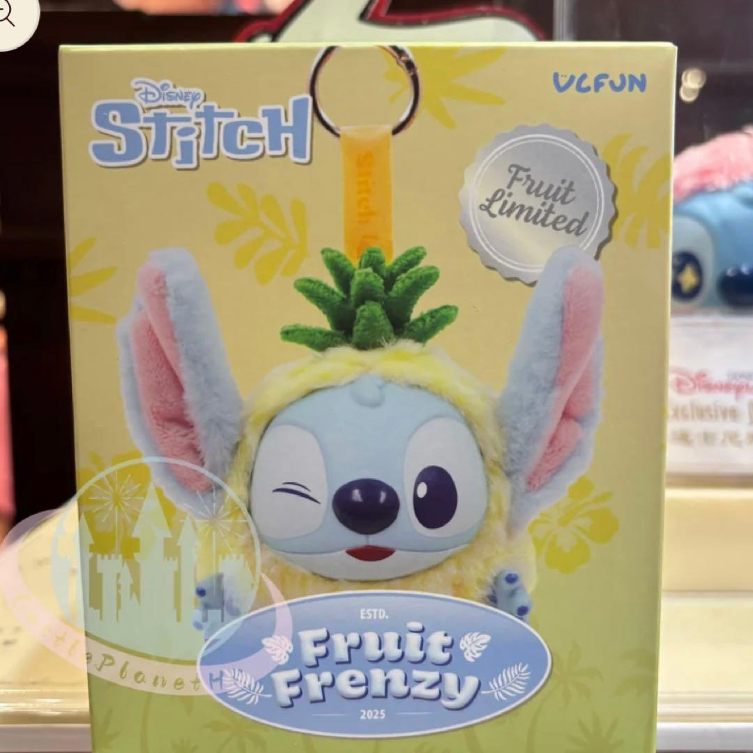 香港ディズニー限定 スティッチ キーチェーンFruit Frenzy