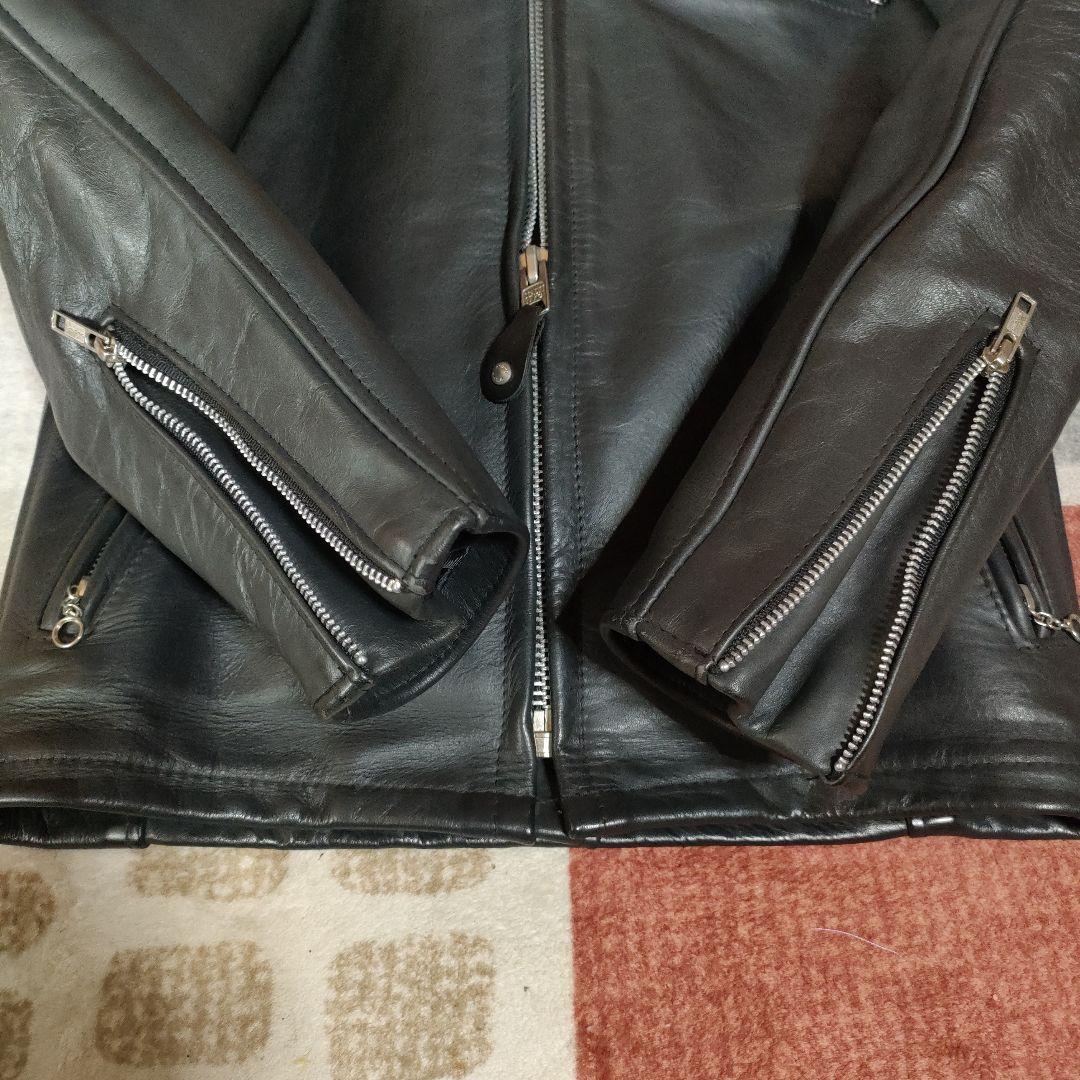 重厚な革質　美品　人気 Schott　641 牛タグ　３４ ヘビーステアハイド