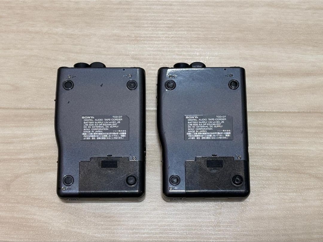 SONY DAT デジタルオーディオテーププレーヤー 2台セットTCD-D7