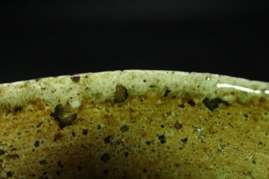 茶道具 古信楽 茶碗 在印 時代箱 骨董(K-YC524)