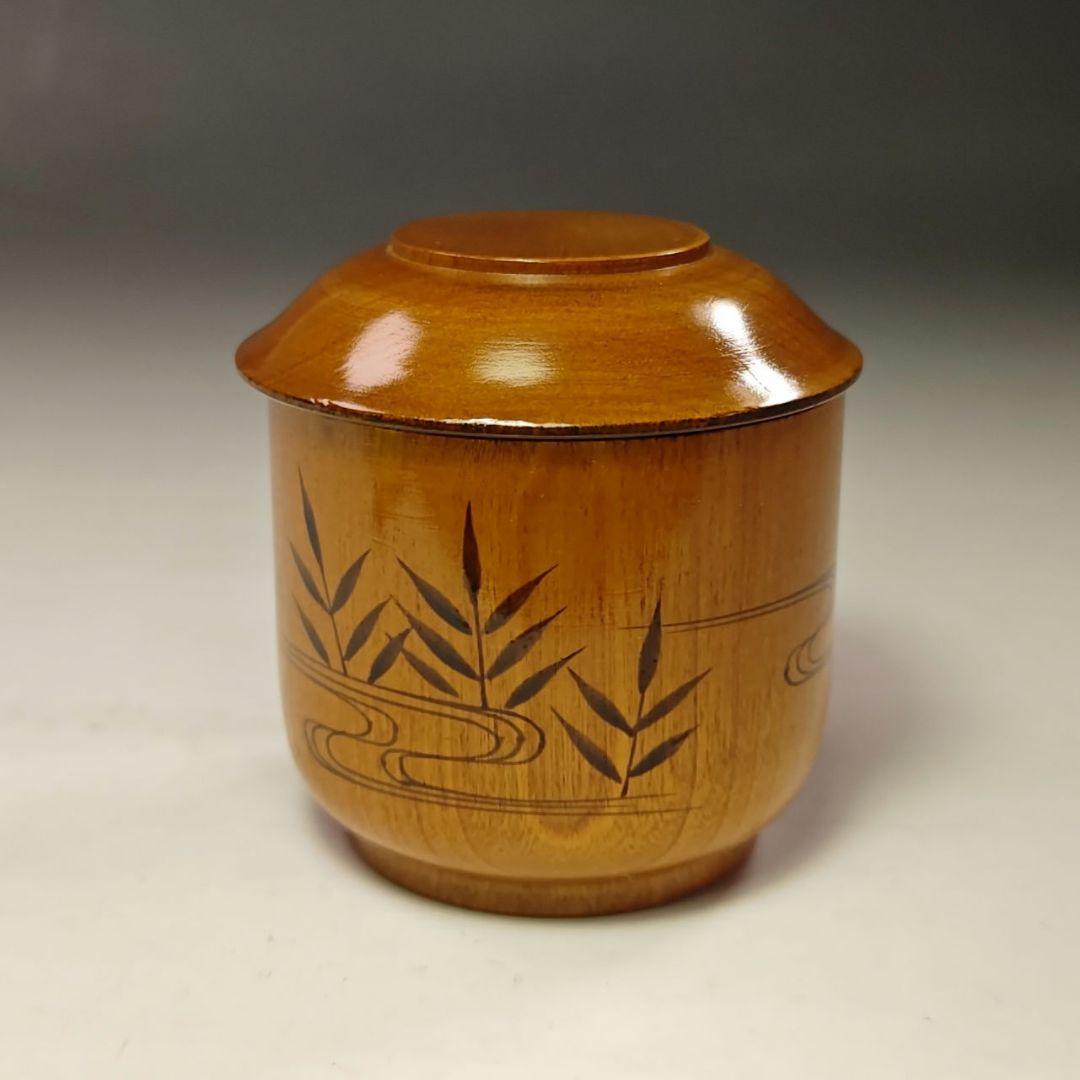 イ687　棗『高橋正良作』 『淡々斎好　苫屋　棗　共箱』茶道具　漆塗