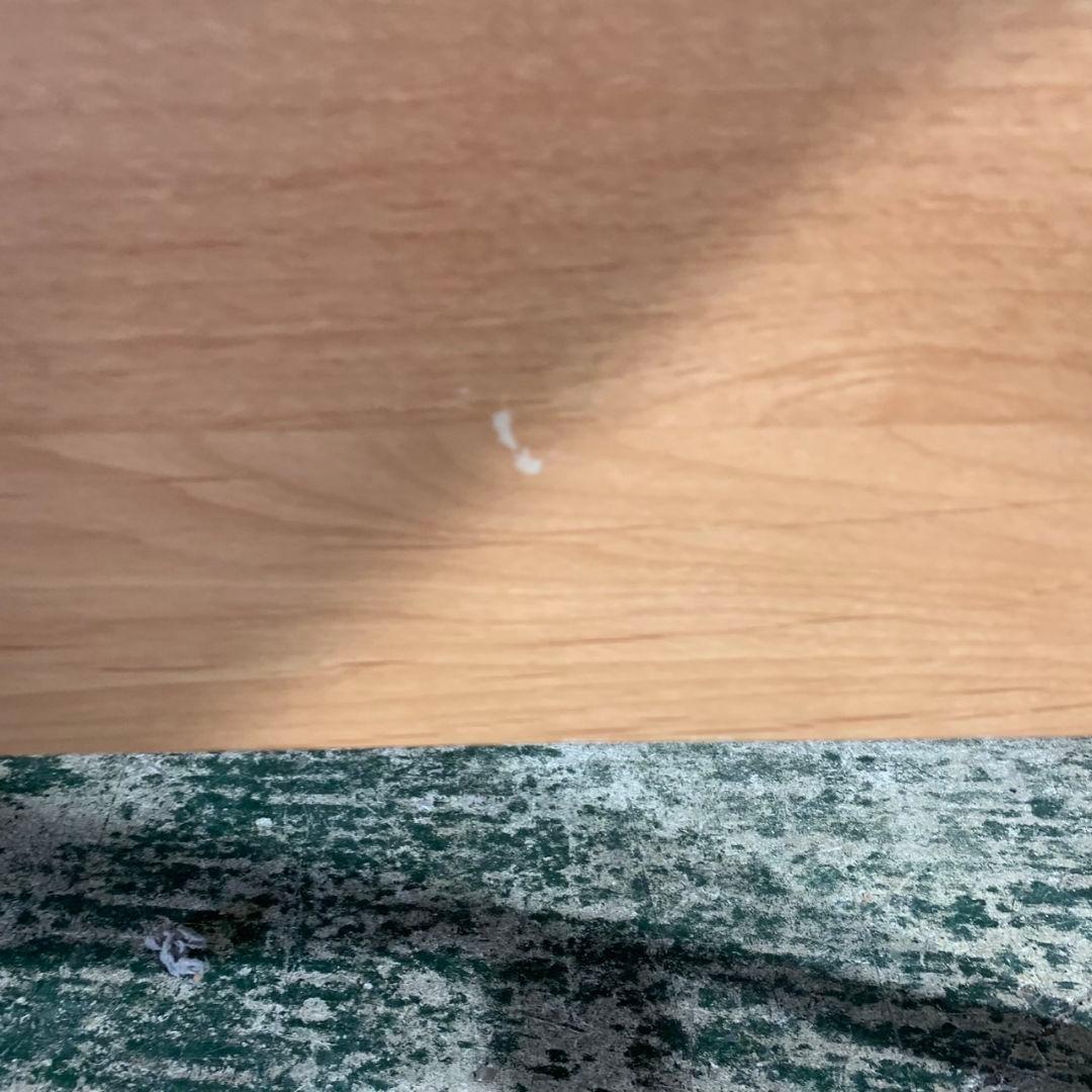 J492\" 現状品 掘田木工 天然木デスク W800