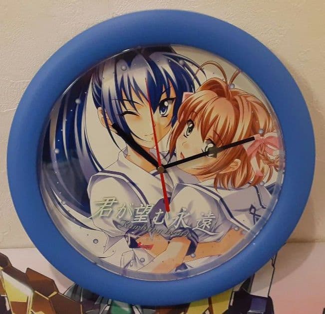 動作確認済み！　入手困難！　希少！　当時物！　君が望む永遠　壁掛け時計