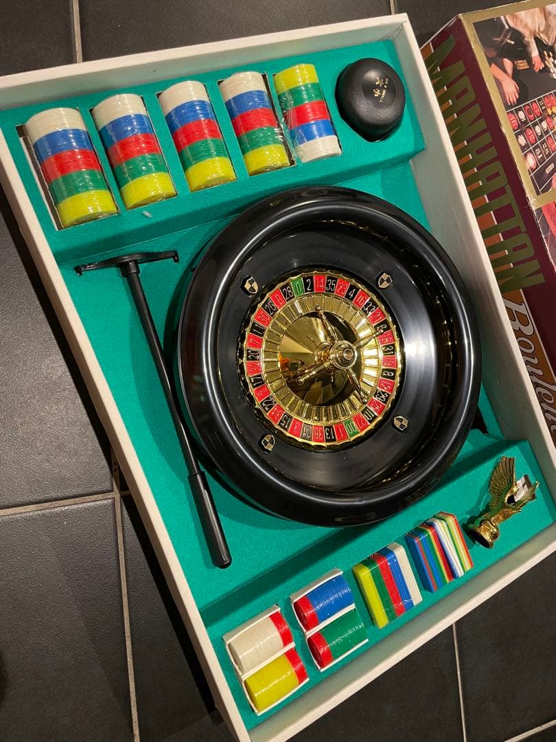 レトロ マンハッタン ルーレット はなやま玩具　人生ゲーム　ギャンブル