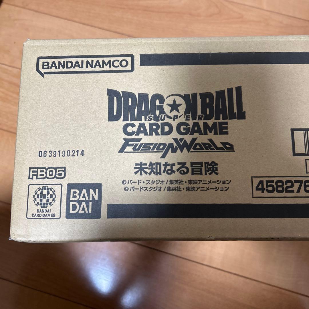 ドラゴンボールカードゲーム フュージョンワールド　未知なる冒険　未開封カートン