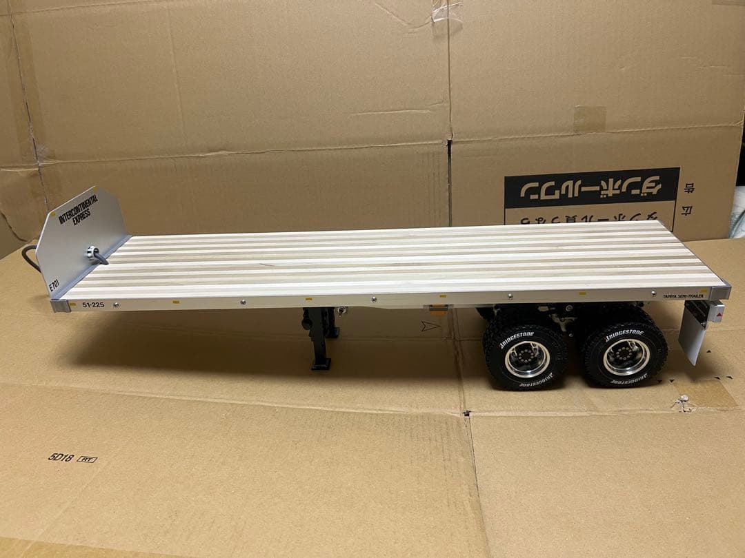 タミヤ セミトレーラー フラットベッド 新品 テスト済み