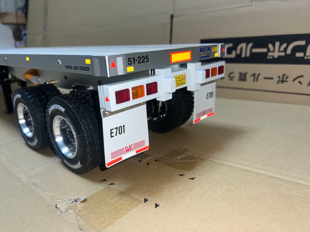 タミヤ セミトレーラー フラットベッド 新品 テスト済み