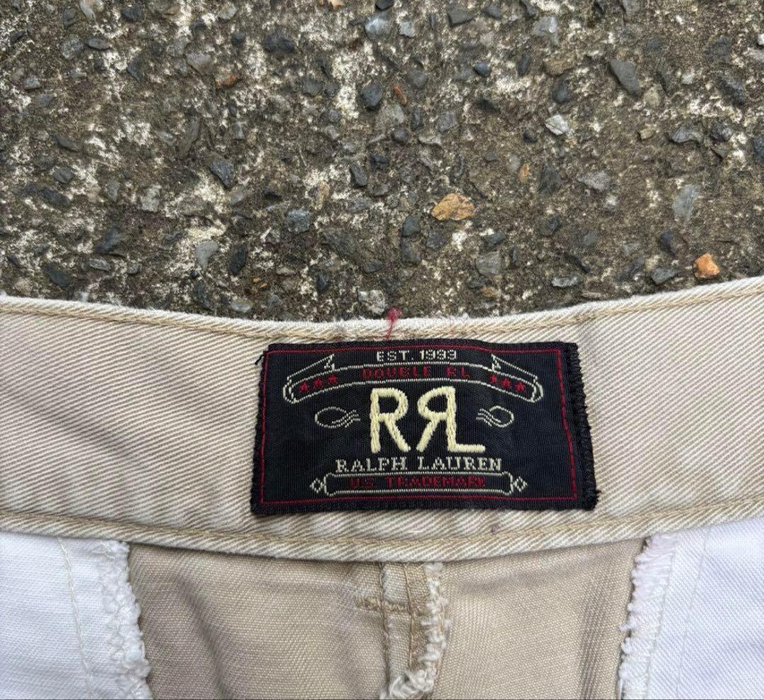 90s USA製 DOUBLE RL RRL チノパン 初期 三つ星 ポロカン