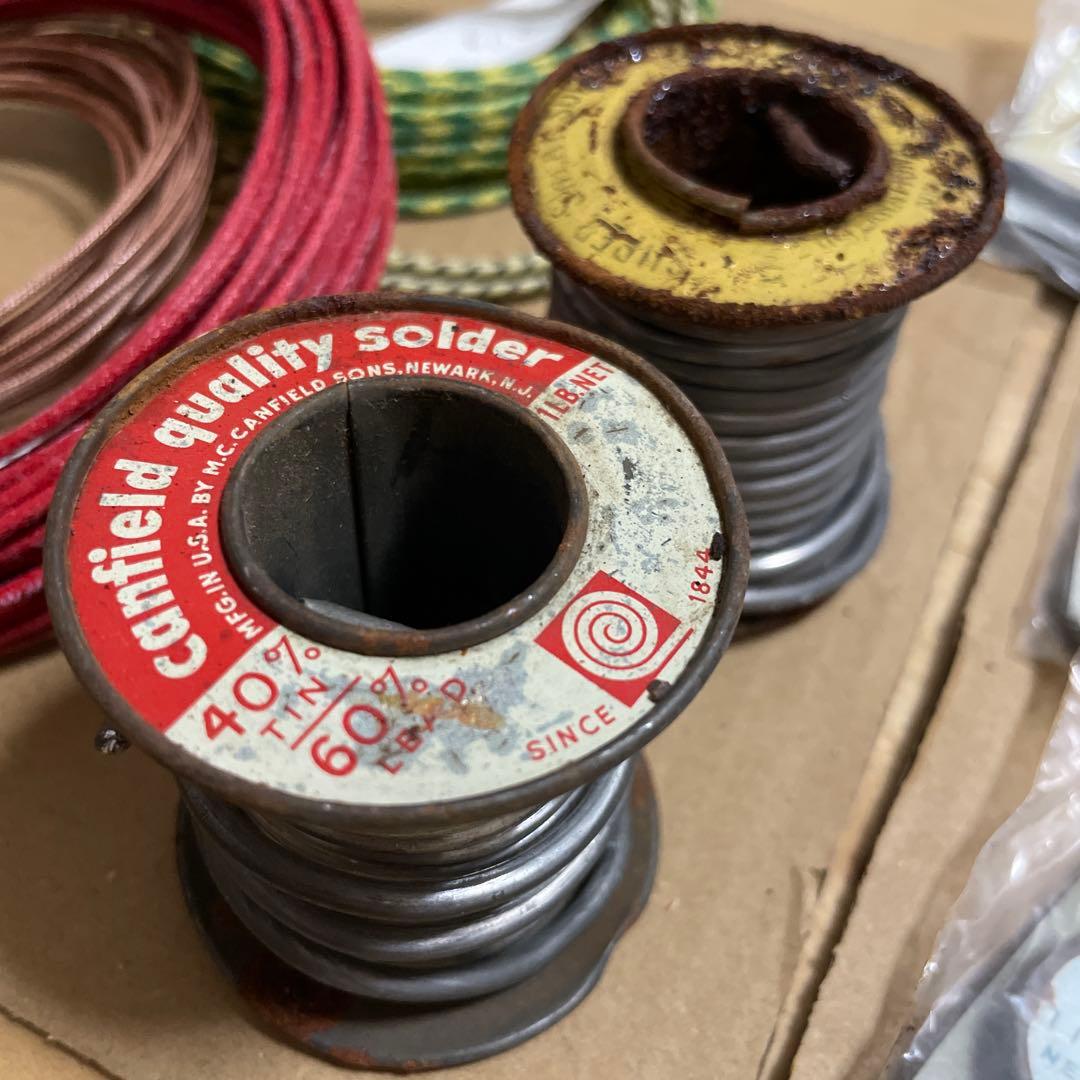 ビンテージ ハンダ ワイヤー KESTER等たくさん