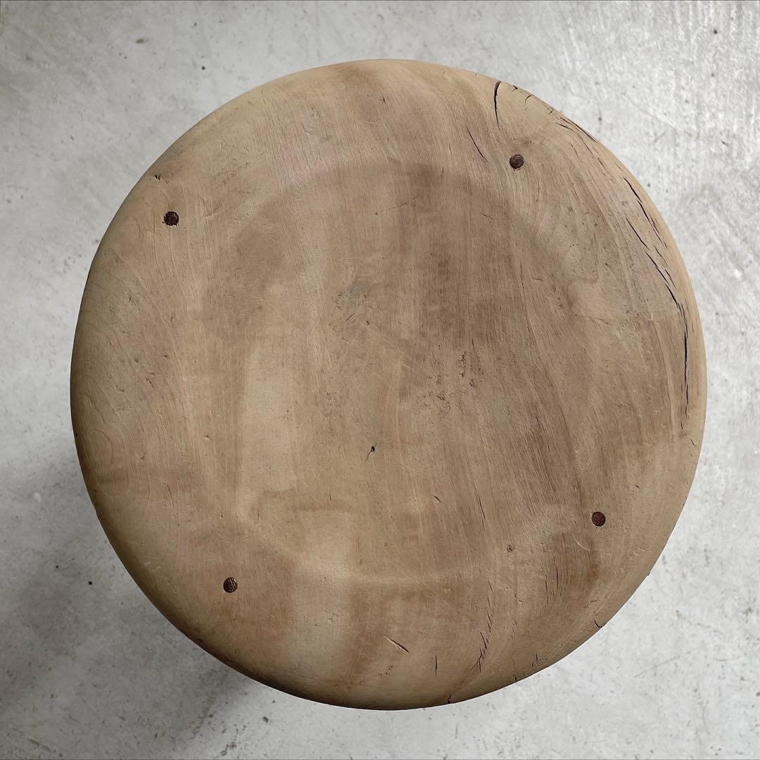 古いスツール　レトロ　丸椅子　古道具　アンティーク