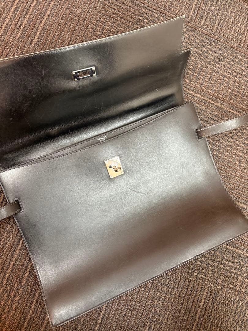 上*司様 エルメス　レザー ビジネスバッグ