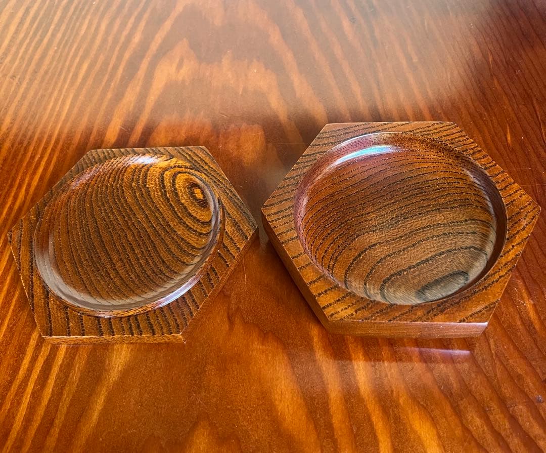 欅拭漆合子　香合　小物入