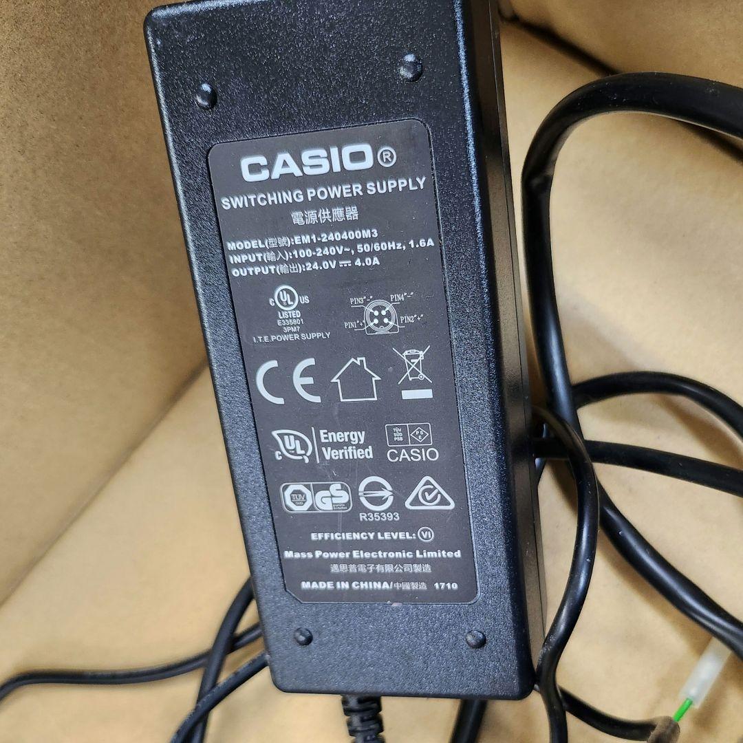 カシオ V-R200 ブラックインボイスレジスター　タッチパネル　本体+ドロア付