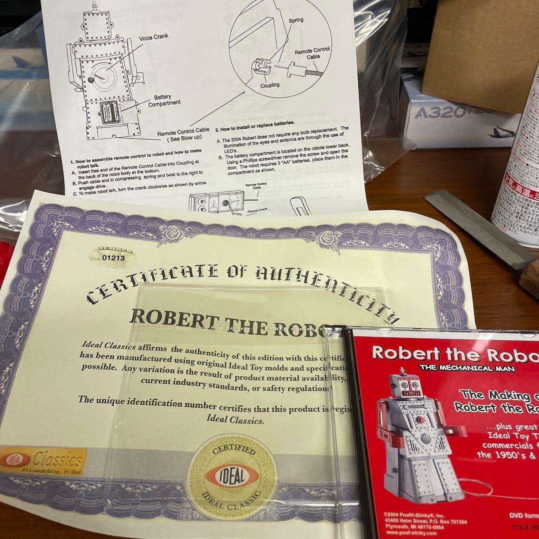 アイデアルロボットザロボット2004年復刻版新品　説明書DVD付