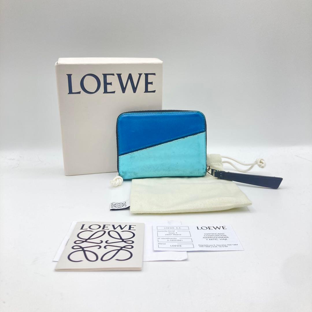 LOEWE Puzzle 6 Card Zip Wallet 財布