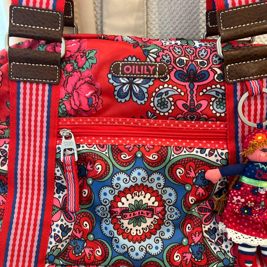 OILILY ボストンバッグ 花柄