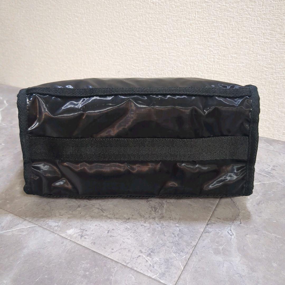 極美品☆レスポートサック ミニダッフル クロスボディ ブラックシャイン バッグ